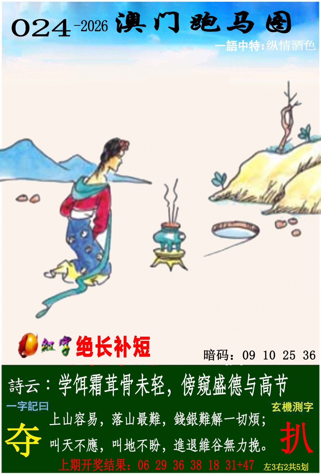 024期跑马图[图]