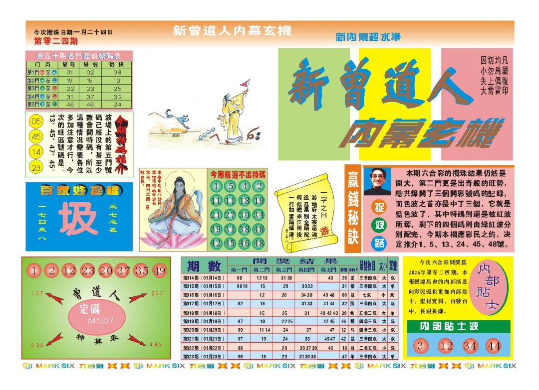 024期新曾道人内幕A[图]