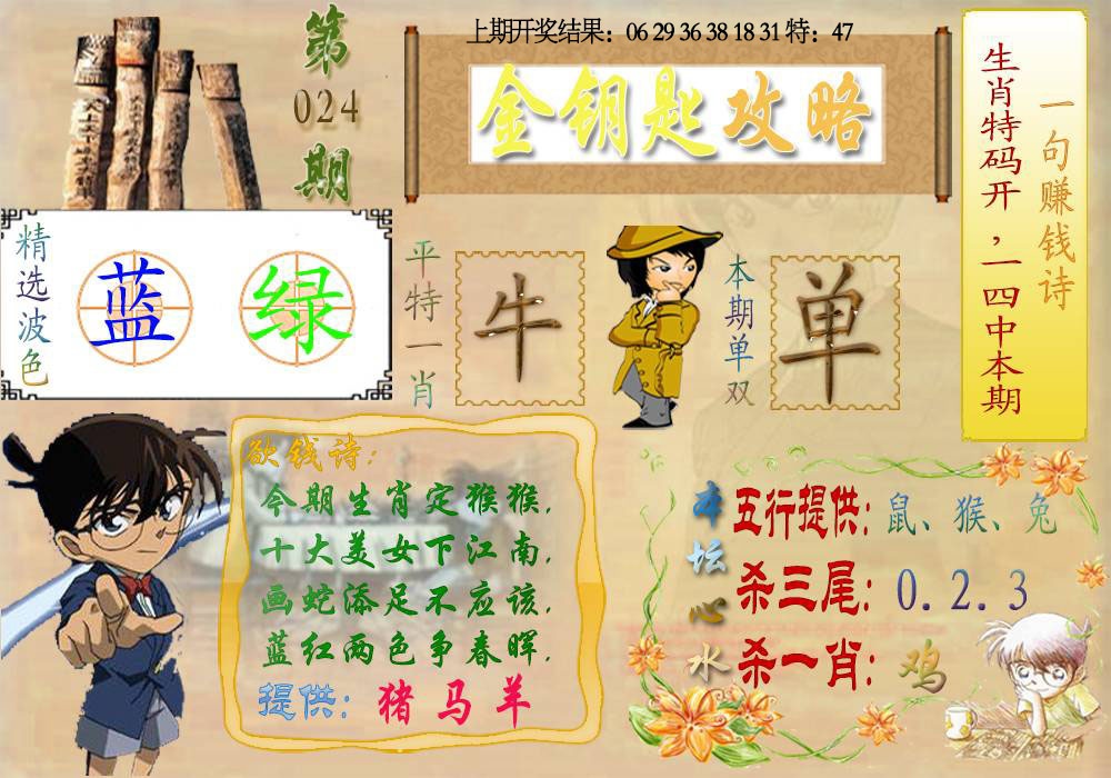 024期《金钥匙攻略》[图]