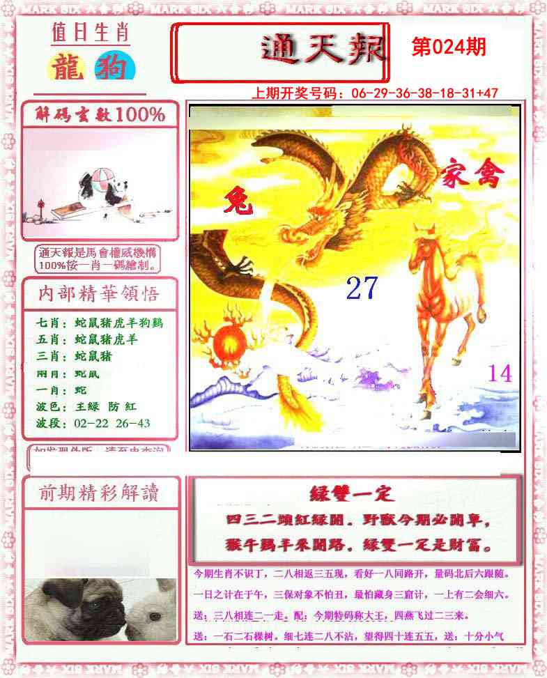 024期小喜通天报[图]