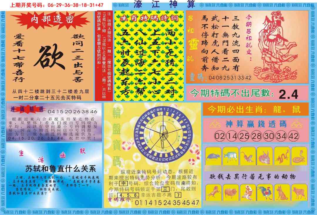 024期濠江神算B[图]