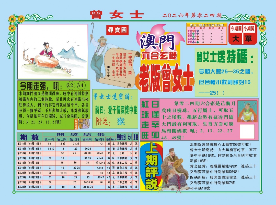 024期老版曾女士A[图]