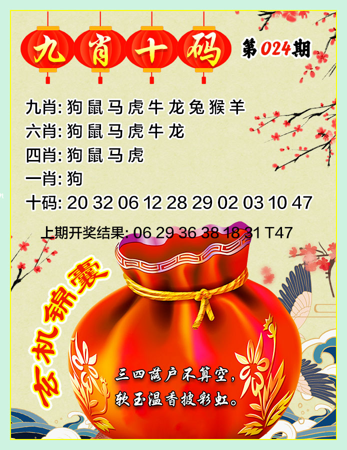 024期九肖十码[图]