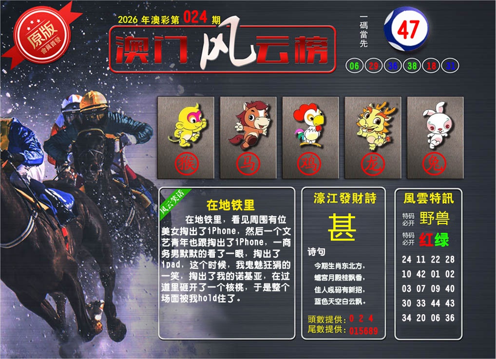 024期澳门风云榜[图]