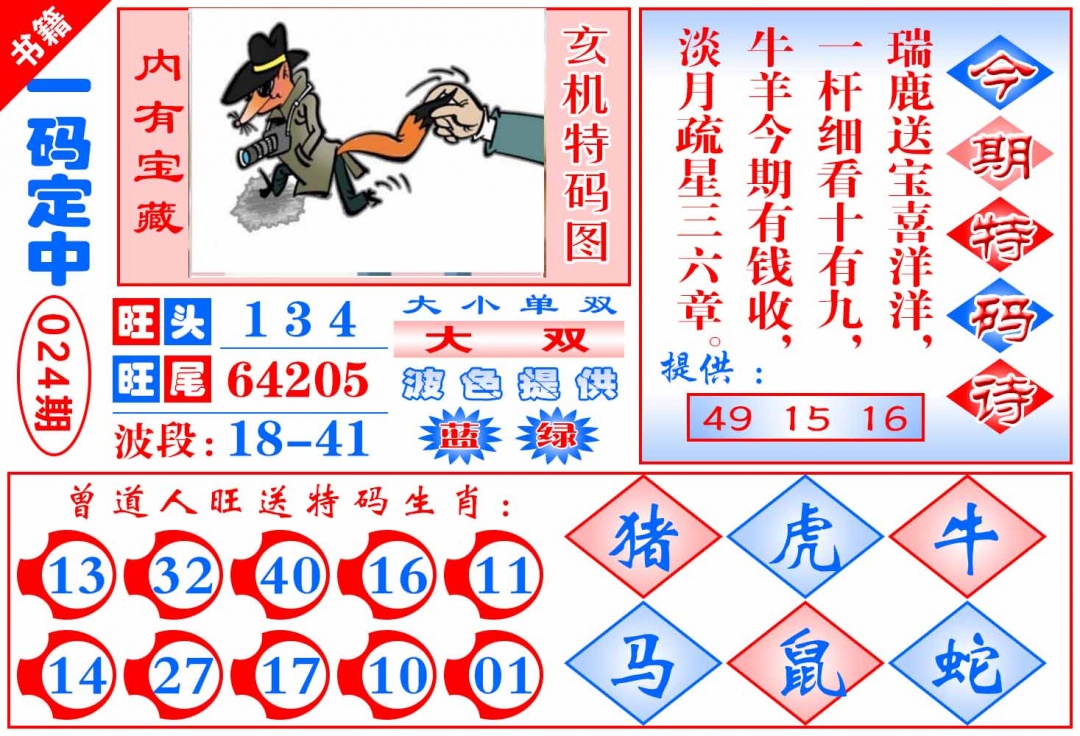 024期澳门定乾坤[图]