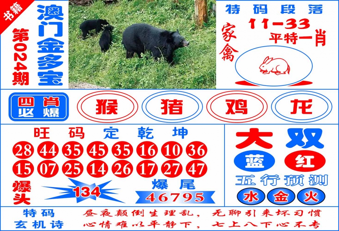 024期澳门金元宝[图]