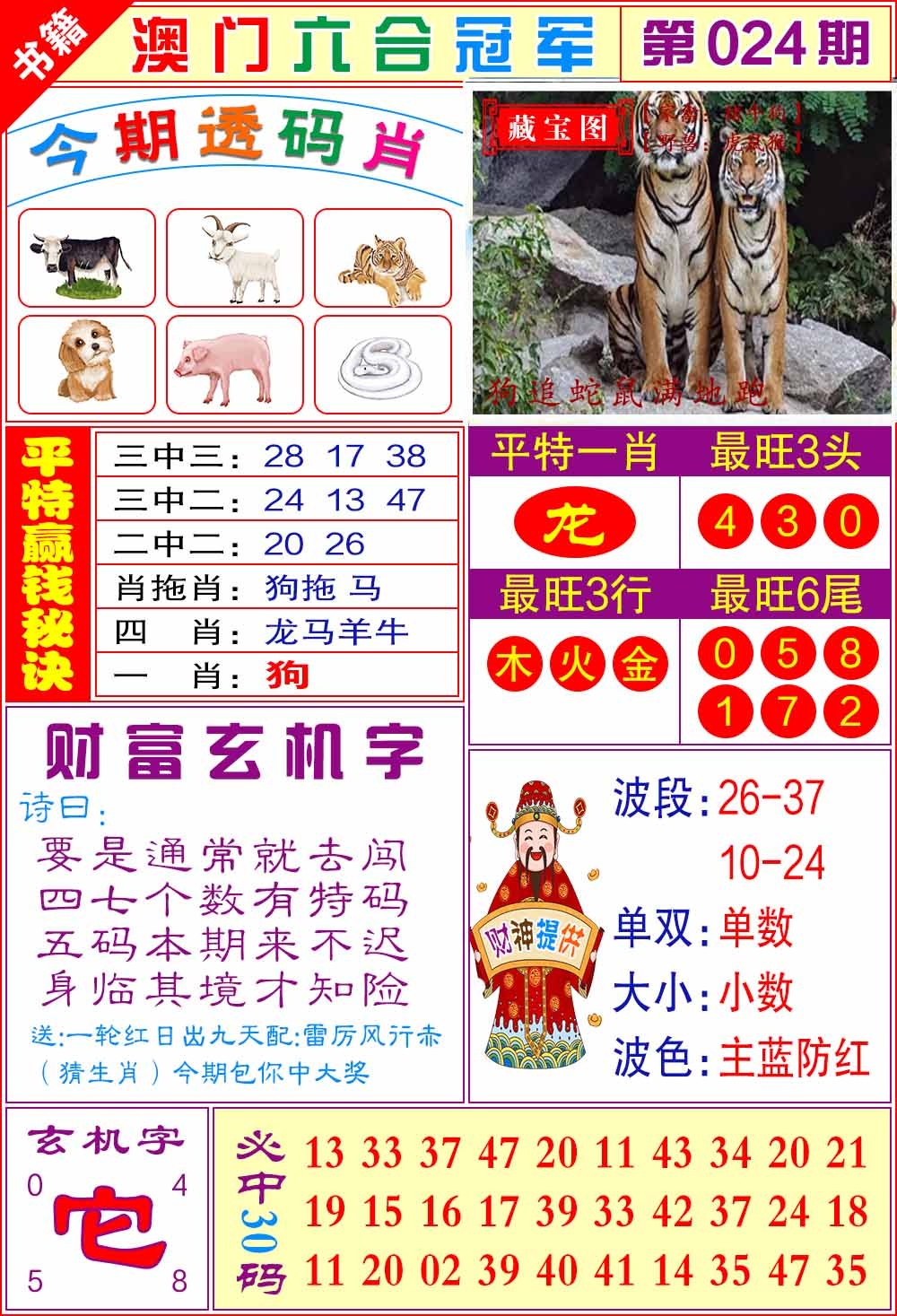 024期澳门六合冠军[图]