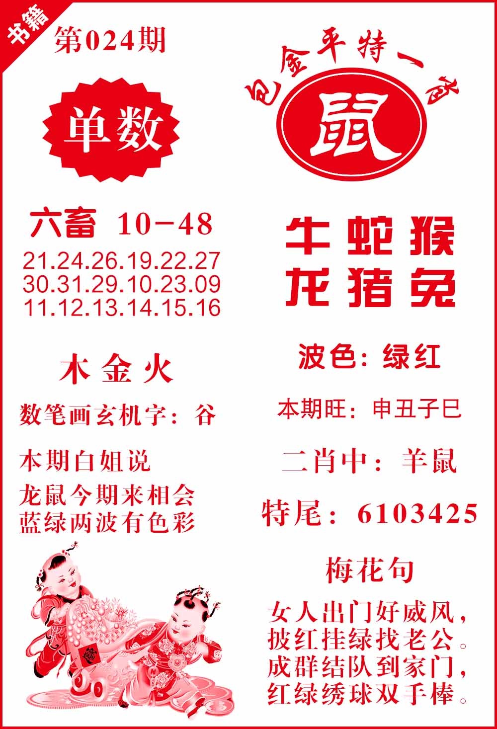 024期澳门包金来料[图]