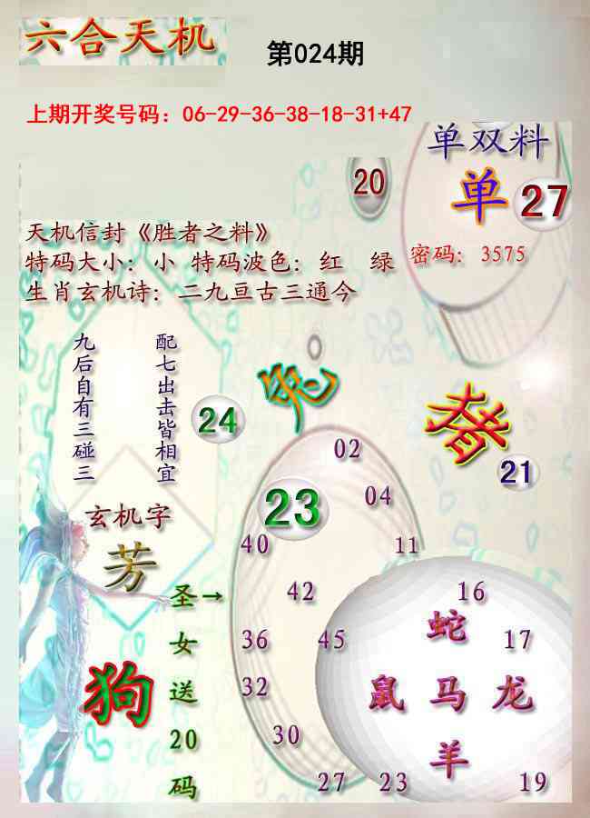 024期天机报[图]