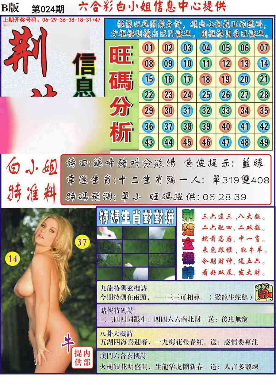 024期荆楚信息玄机B[图]