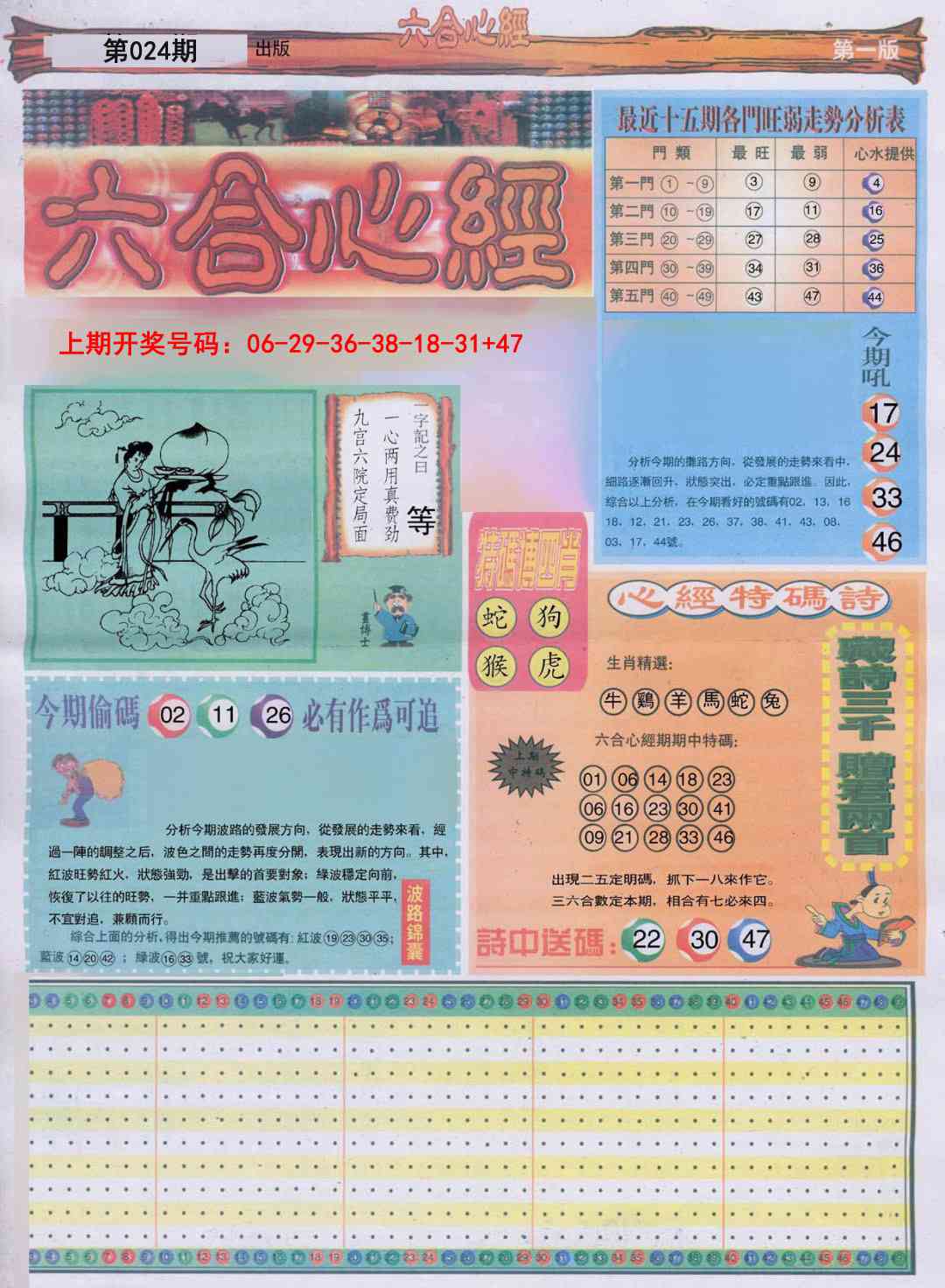 024期六合心经A[图]
