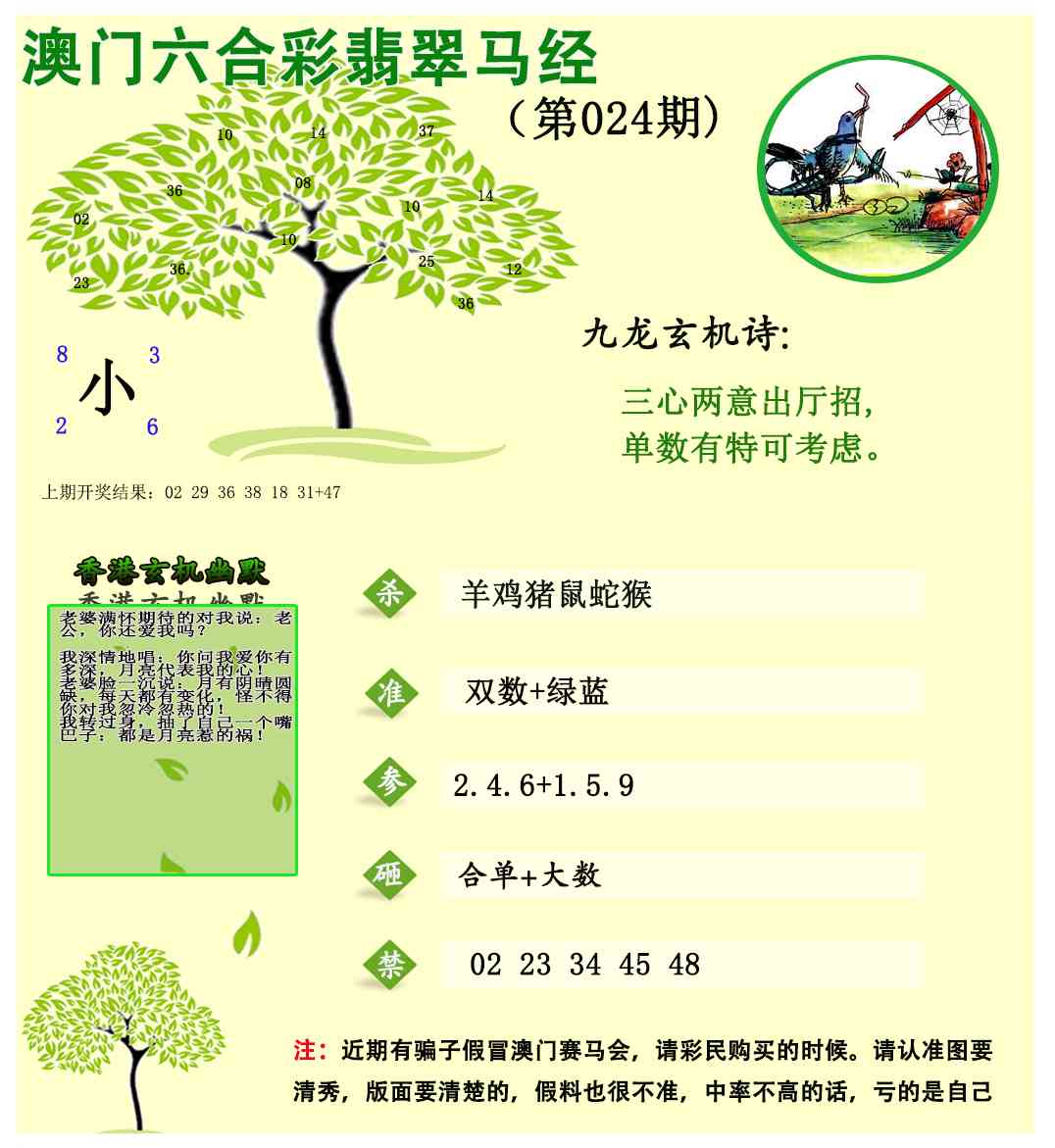 024期翡翠马经[图]