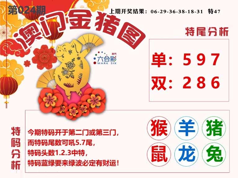 024期澳门金猪图[图]